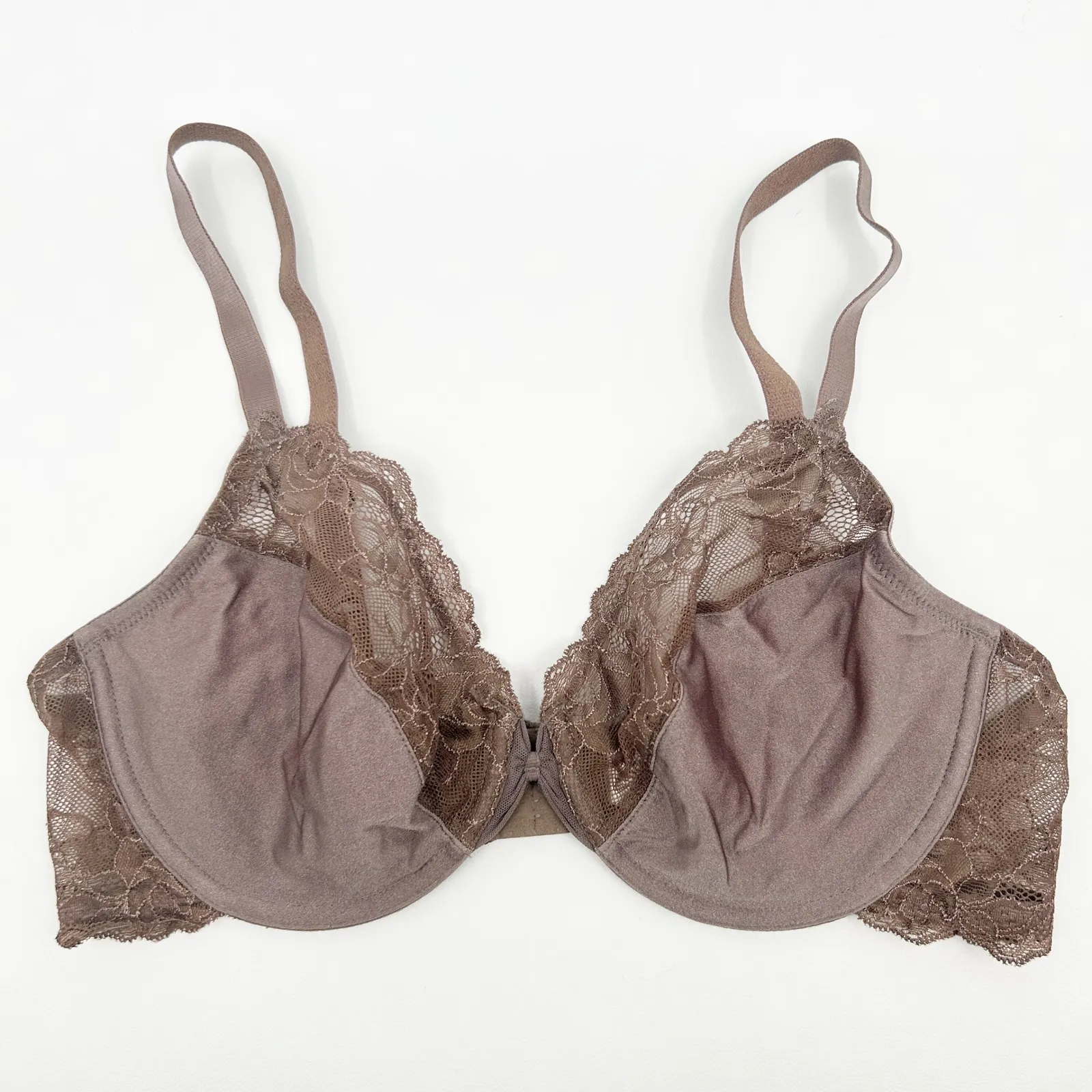 Wacoal Womens Bundle Lot (6) Delicate Neutral Lace Underwire Bras Size 38C - Image 5