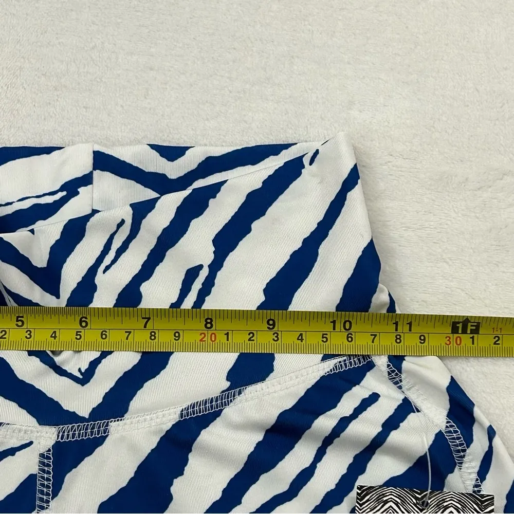 Kentucky Wildcats NCAA Zubaz Blue & White Striped Athletic Yoga Pants Women XS - Image 6