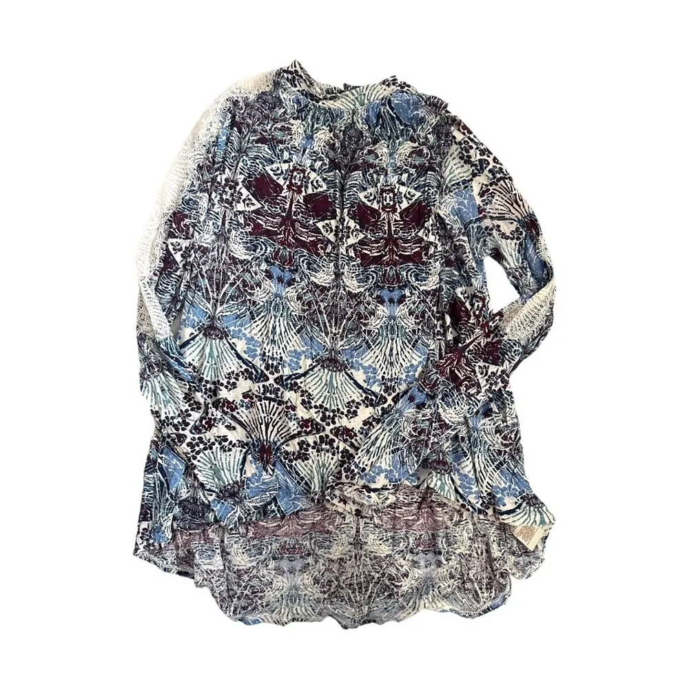 Free People Nouveau New World Tulip Hem Top - Image 6