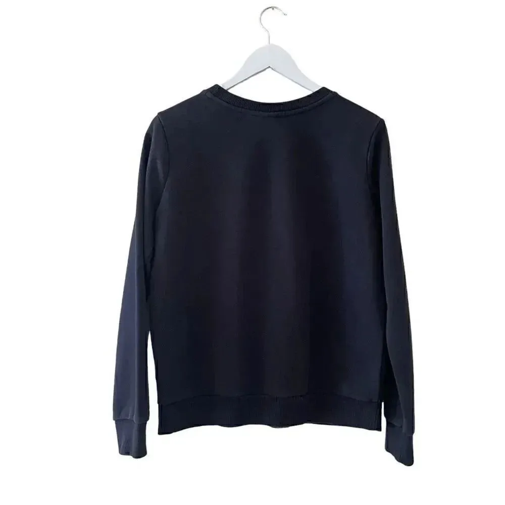 Everlane Unisex Organic Cotton Black Long Sleeves Minimalist Shirt SZ XS #1030 - Image 2