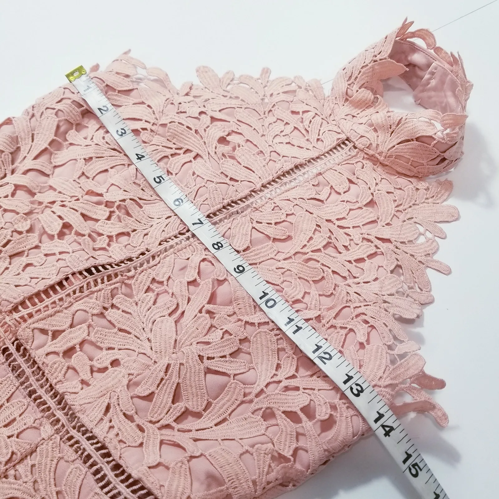 Lulu's Pink Lace Devine Destiny Choker Neckline Halter Dress - Image 6