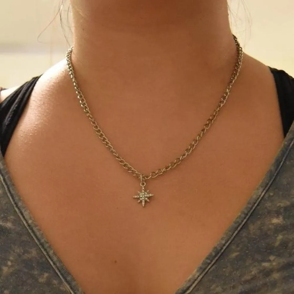 Silver Star Charm Necklace - Image 3