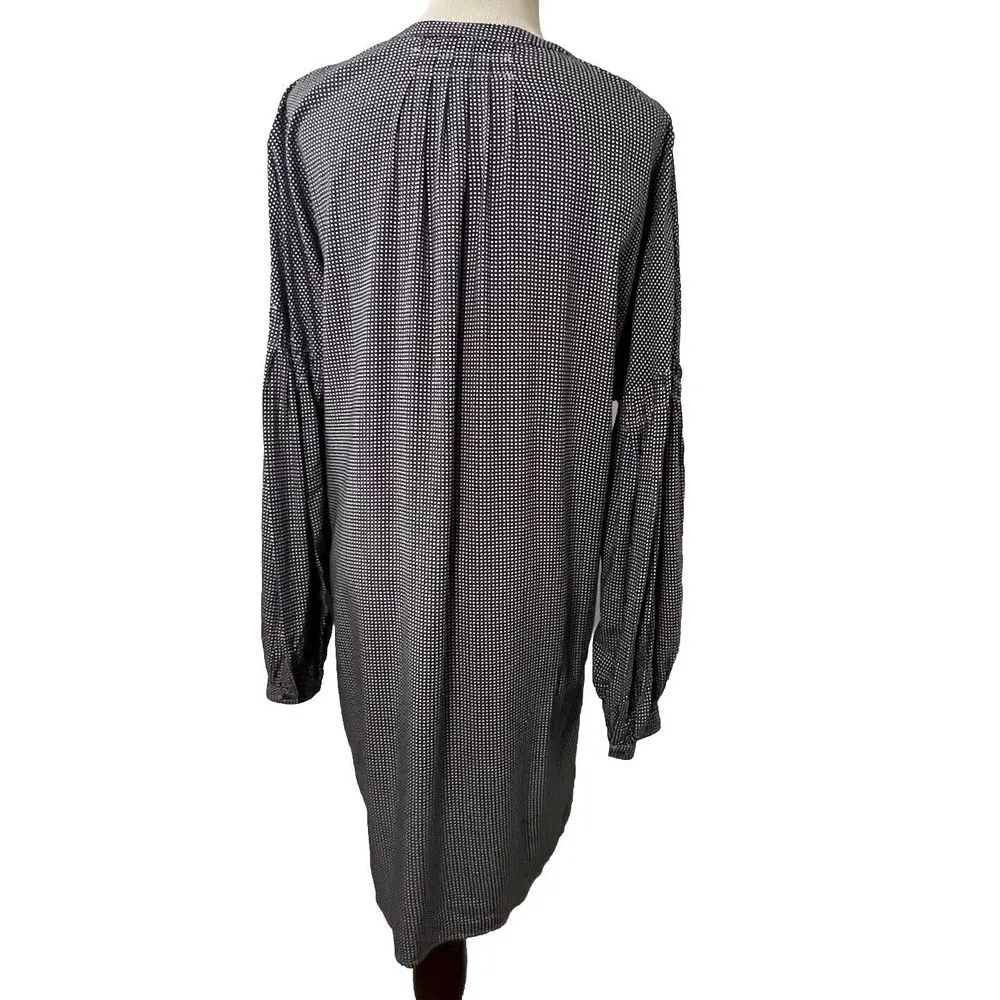 Joie Womens Eguine B‎ Dress Small 100% Rayon Long Sleeve V-neck - Image 6