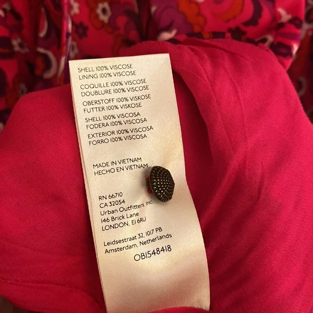 Maeve By Anthropologie Size Medium Wrap Front Tulip Hem Long Sleeve Dress - Image 15