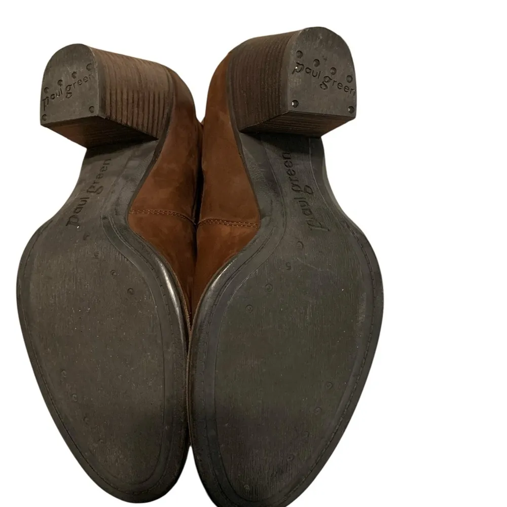 Paul Green  women’sBrown Leather Shoes - Image 5