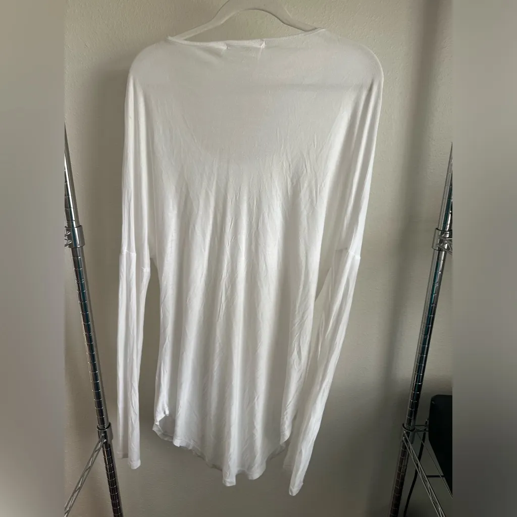White Project Social T Women's Top. Long line a Tunic. - Image 8
