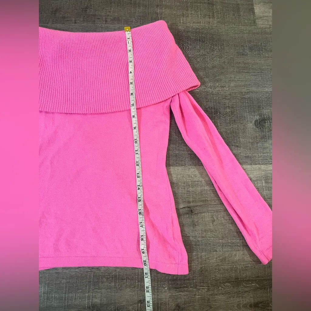 LILLY PULITZER Christin off the shoulder sweater in Prosecco Pink - Image 8