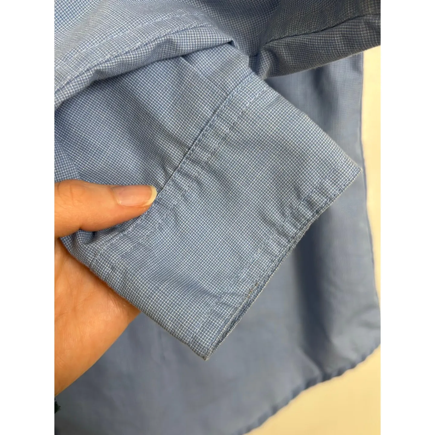 ExOfficio Button Down Womens M Blue BugsAway Insect Shield Vented Roll Tab Size M - Image 5