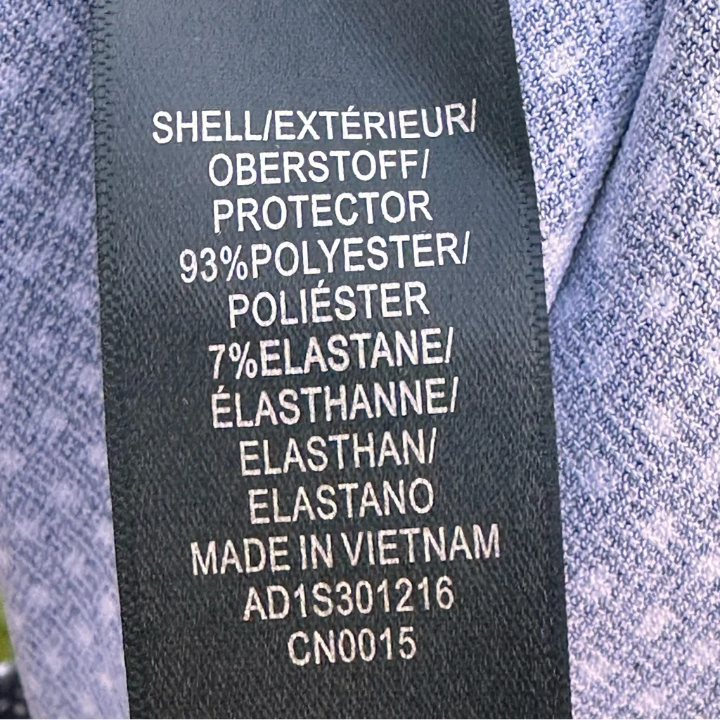 Adrianna Papell Blue & White Polka Dot 
Ruffle Short sleeve Blouse Size L - Image 15