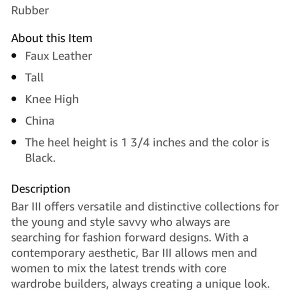 BAR lll VAYLA BLACK PLEATHER VEGAN FAUX LEATHER RIDING BOOTS 6 - Image 8