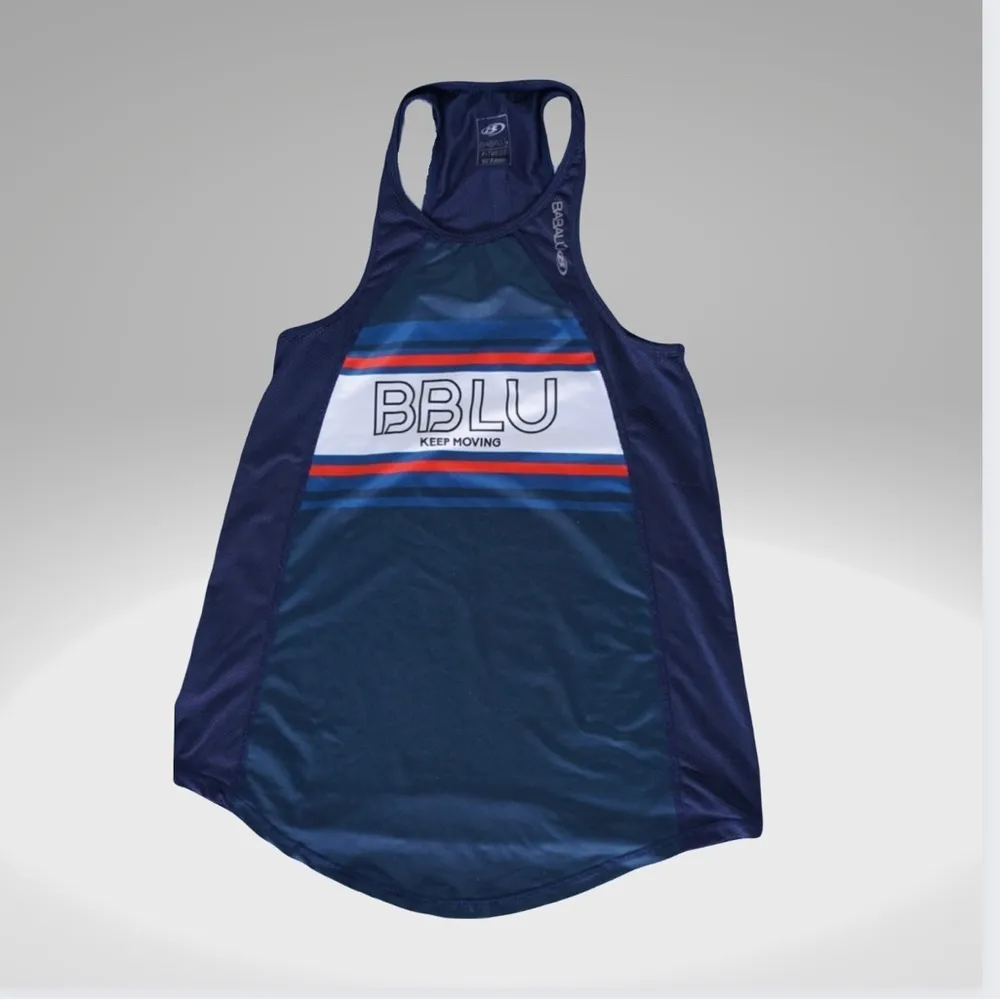 Luxury sports wear Tank top, Babalu Colombian brand. Blue Size M - Image 2