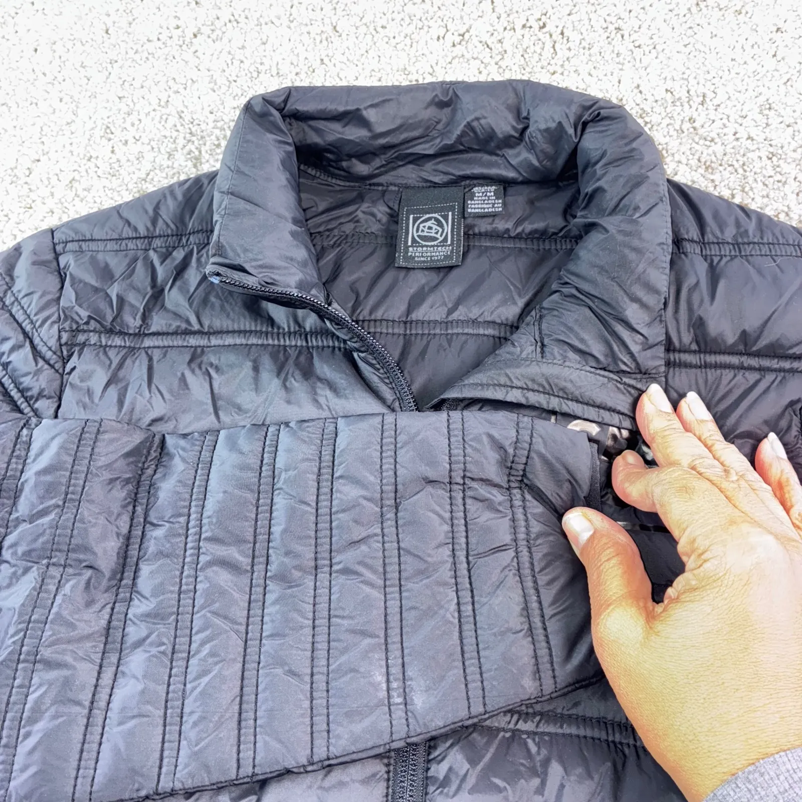 StormTech‎ Performance Womens M Black Puffer Jacket Full Zip Packable Gorpcore Size M - Image 2