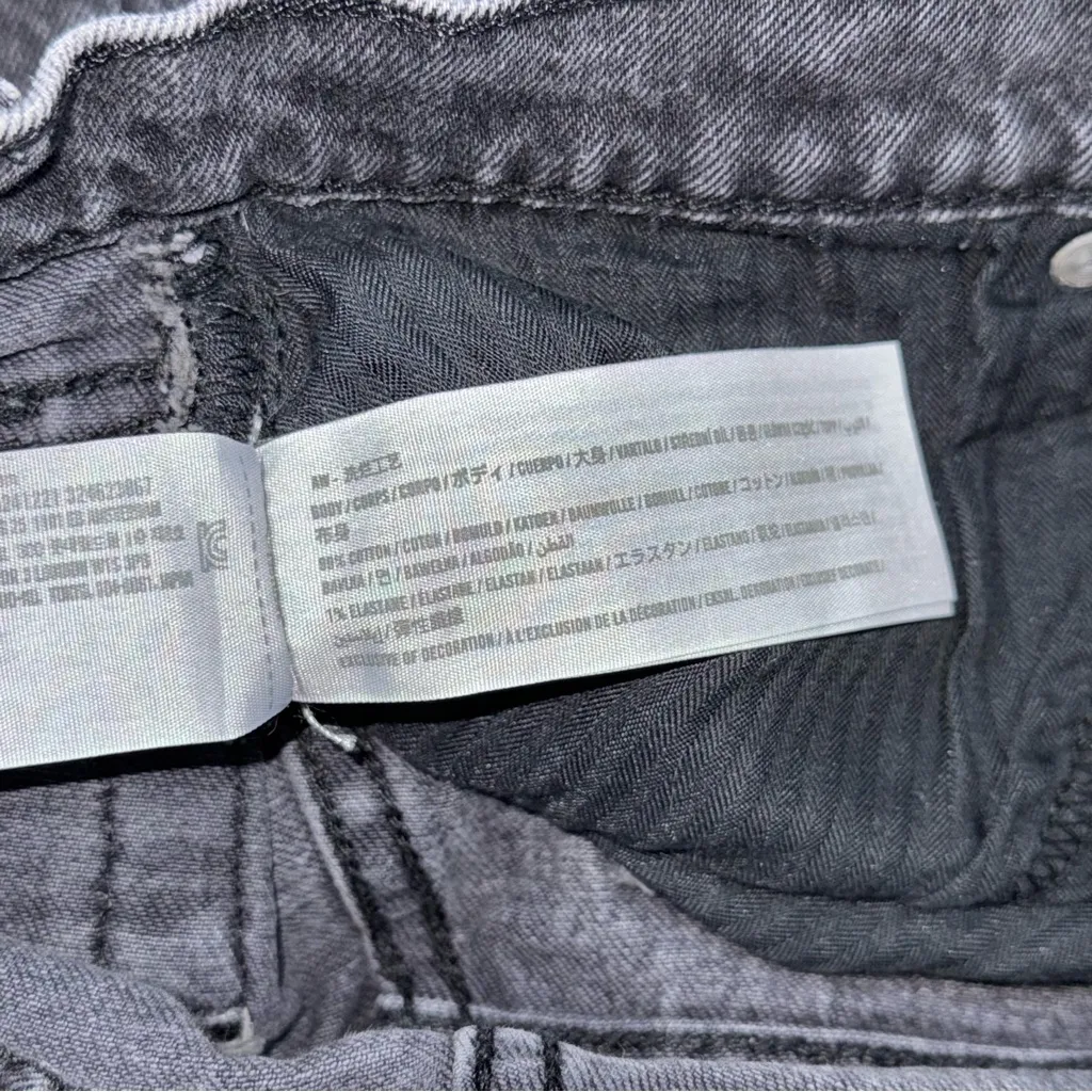 Abercrombie & Fitch 90s Straight Ultra High Rise Black Jeans Women’s 31 / 12 R - Image 6