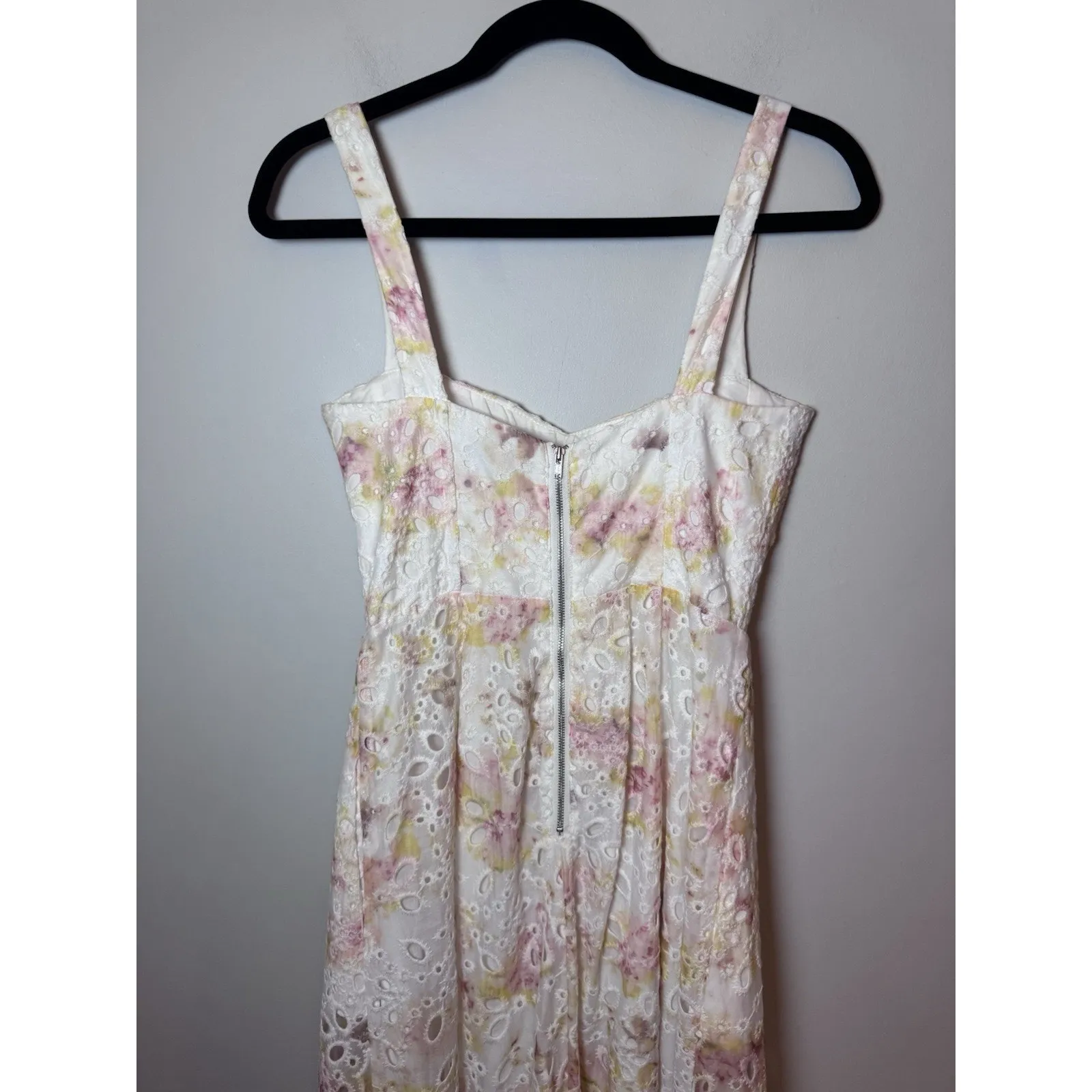 Bardot Women's Lilah Corset Midi Dress Floral Eyelet Sz XS NWT $189 - Image 7