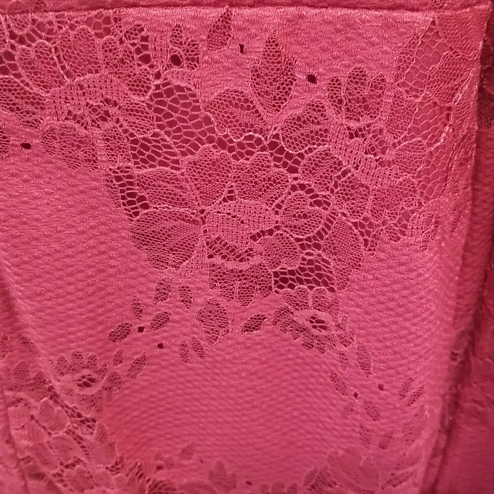 💕ALEXIS💕 Ilana Lace Long Sleeve Dress ~ Dark Red XS One Shoulder Sheath Dress - Image 12