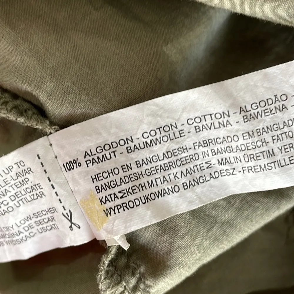 Zara TRF Collection Army Green Dress - Image 7