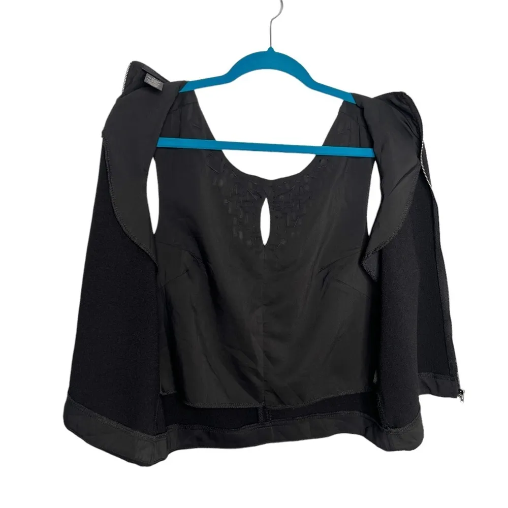 Rue21 Black Embellished Keyhole Neck Sleeveless Blouse - Image 11