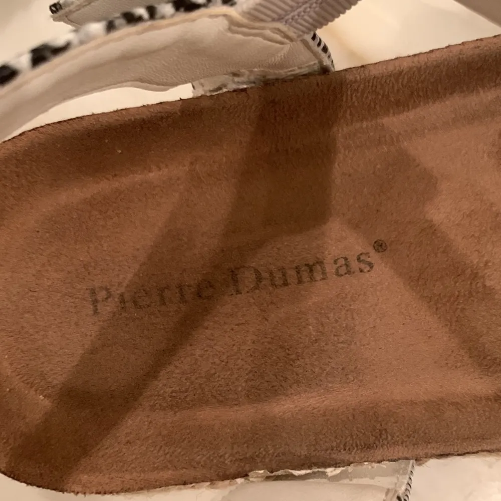 Pierre Dumas Snakeskin Sandals - Image 5