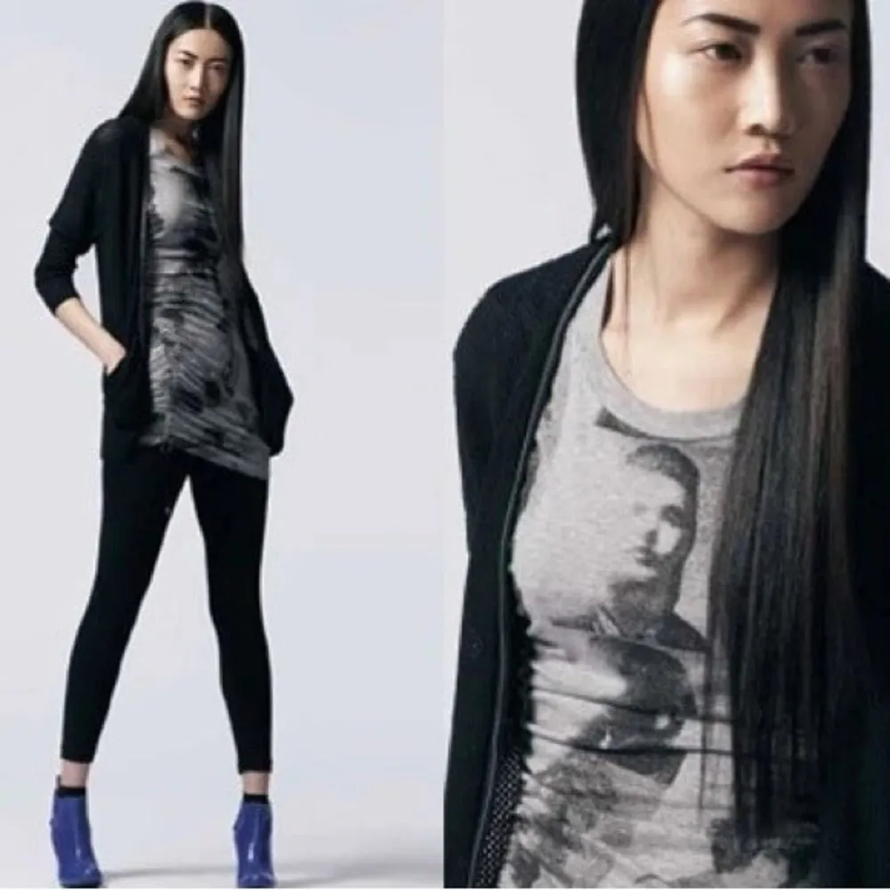 McQ Alexander McQueen x Target Mesh Cardigan in Black Size XS - Image 7