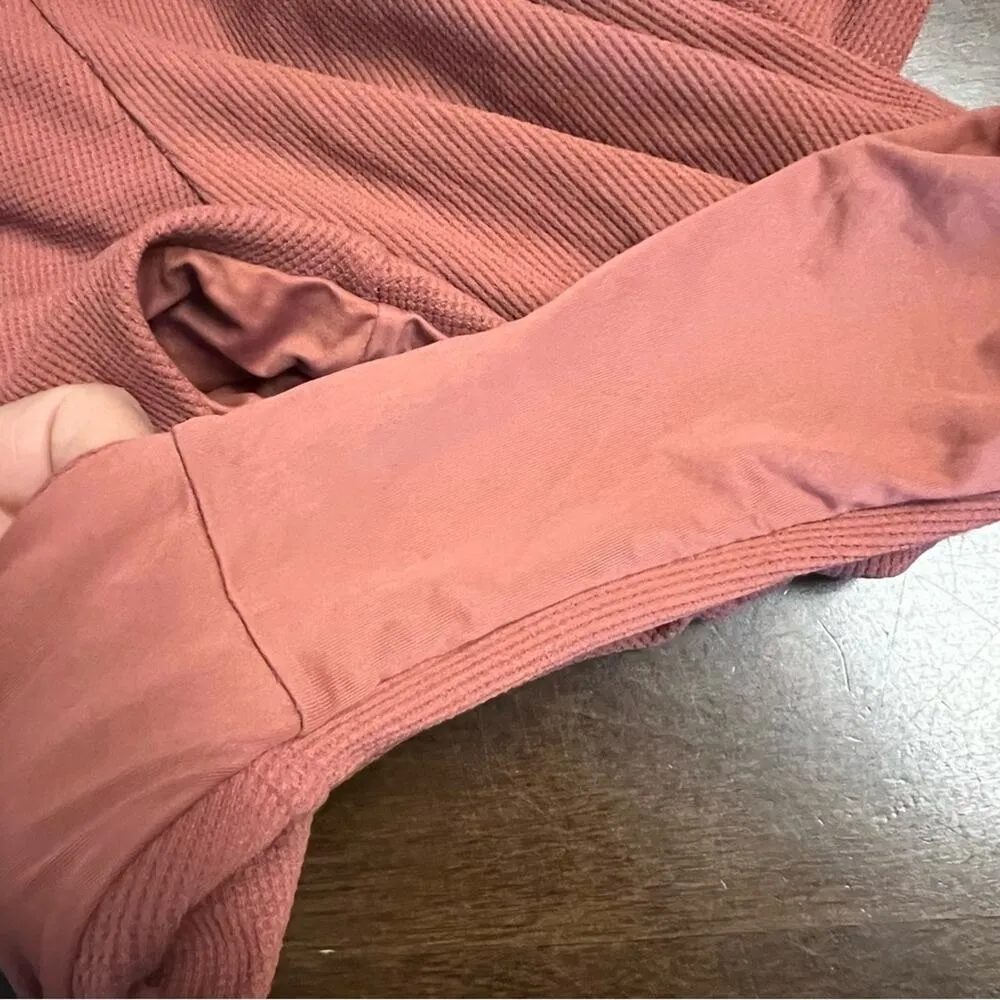 Dolce Vita One Piece Swim Mauve Textured Padded Swimsuit XS Pink - Image 5