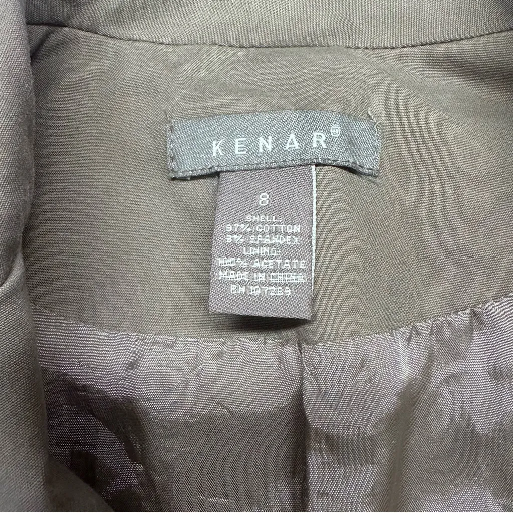 Kenar Brown Blazer Tailored Suit Jacket - Image 4