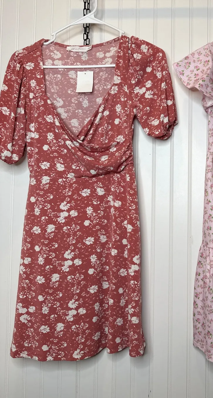 NWT See You Monday Tiered Dress - All in Favor Floral Dress Bundle of 2 Size XS - Image 1