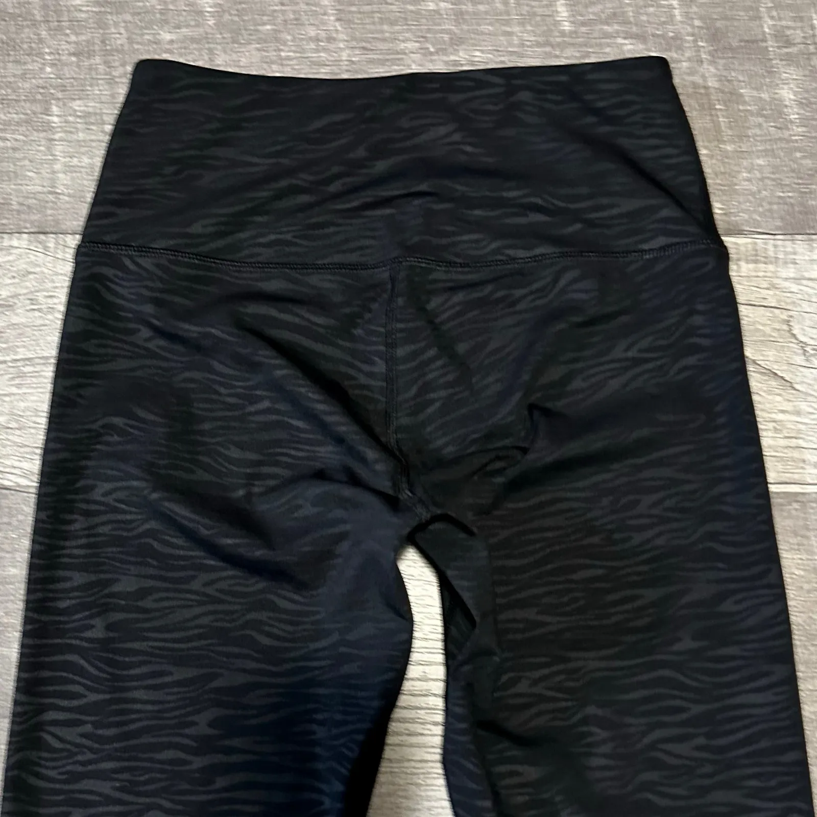 Legging Bundle Women Small Marika Green & 90 Degree Black Stripe Print Athletic - Image 4