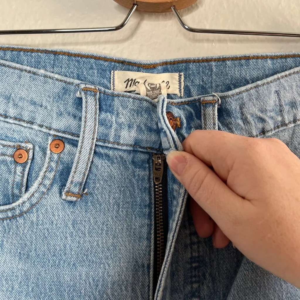 Madewell The Perfect Vintage Jean Size 25 Light Wash High Waisted - Image 6