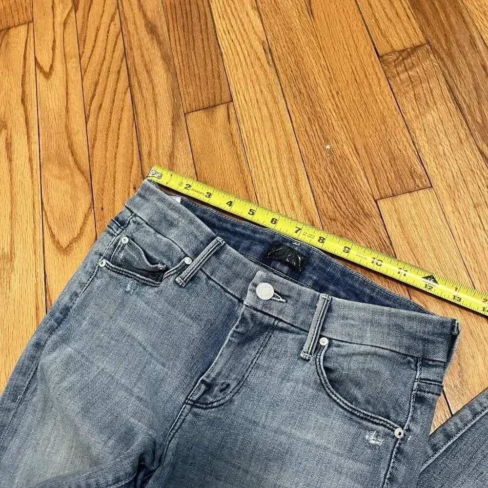 Mother Denim Looker Ankle Fray Jeans in Clear as Day Size‎ 25 Blue - Image 13