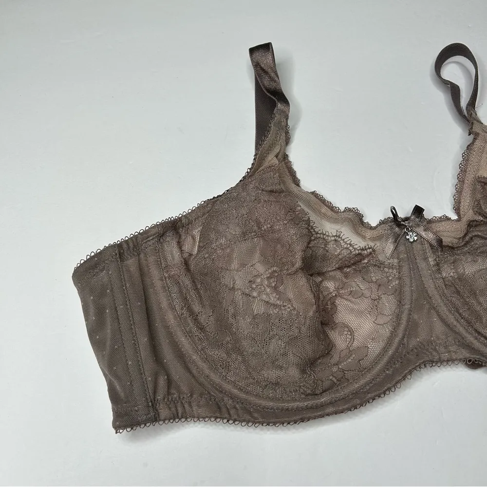 Wacoal taupe Lace Unlined bra 36D 855186 - Image 2