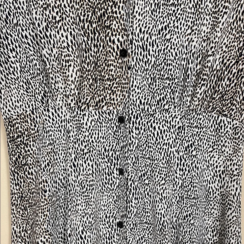 MNG Mango Women’s Animal Print Button - Image 5