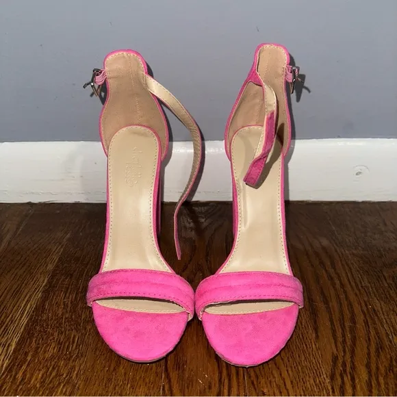 NWOT Pink High Heels with Ankle Strap Size 6 - Image 2
