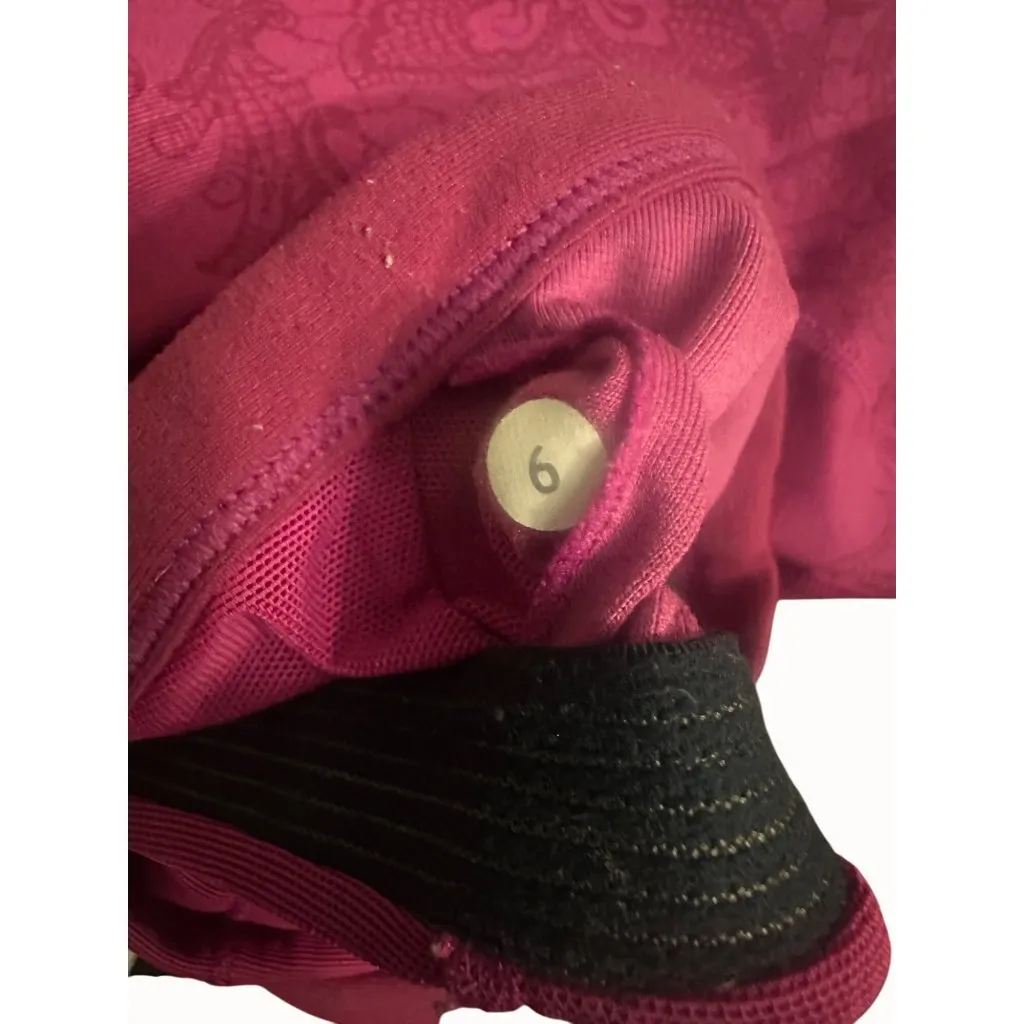 Lululemon Pink Floral Paisley Tank Top Built - Image 6