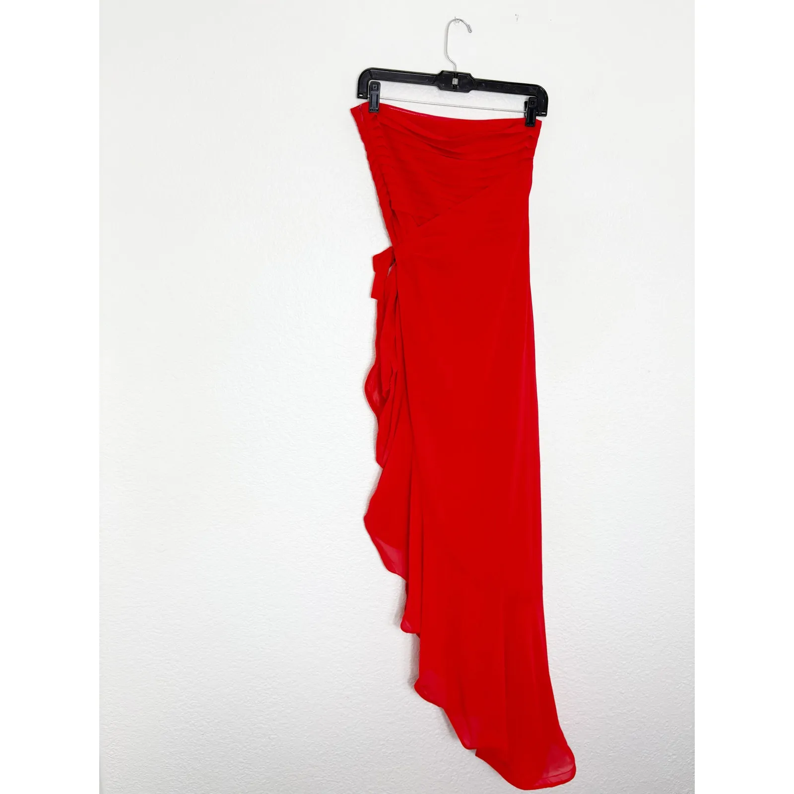 NWT Hello Molly Celebrating Love Maxi Dress Size 2 Red Asymmetrical Hem Vday - Image 13