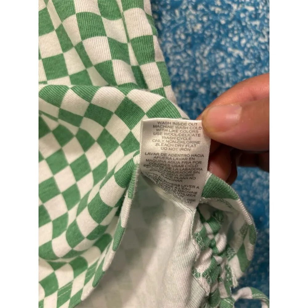 Mighty Fine Women's XL Checkerboard Shamrock T-Shirt Multicolor Casual - Image 5