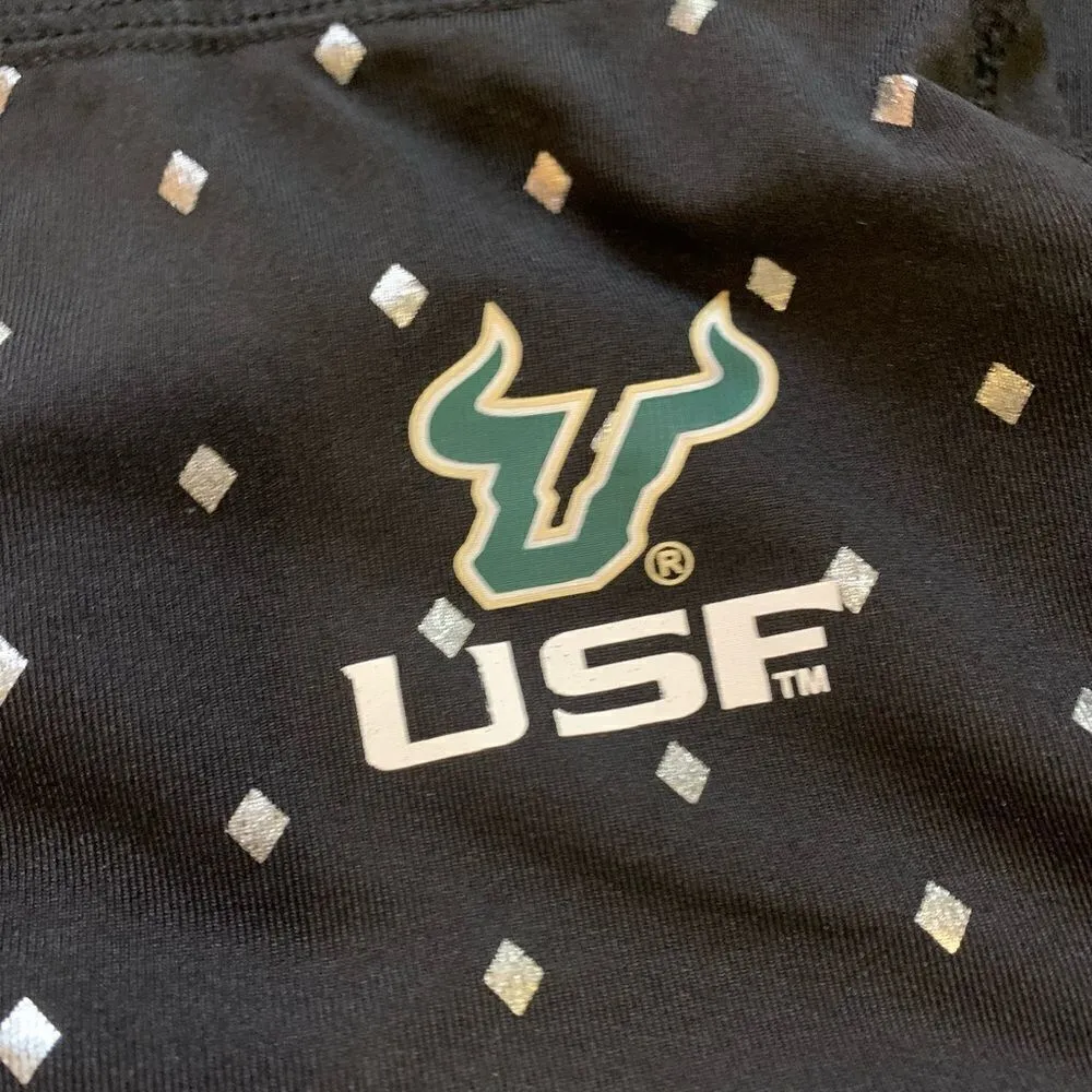 Champion USF University of South Florida Black Crop Capri  yoga pants XS - Image 7