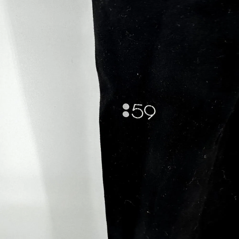 Splits59 Leggings Athletic Logo Pull On Stretch Skinny Fit Black Small - Image 2