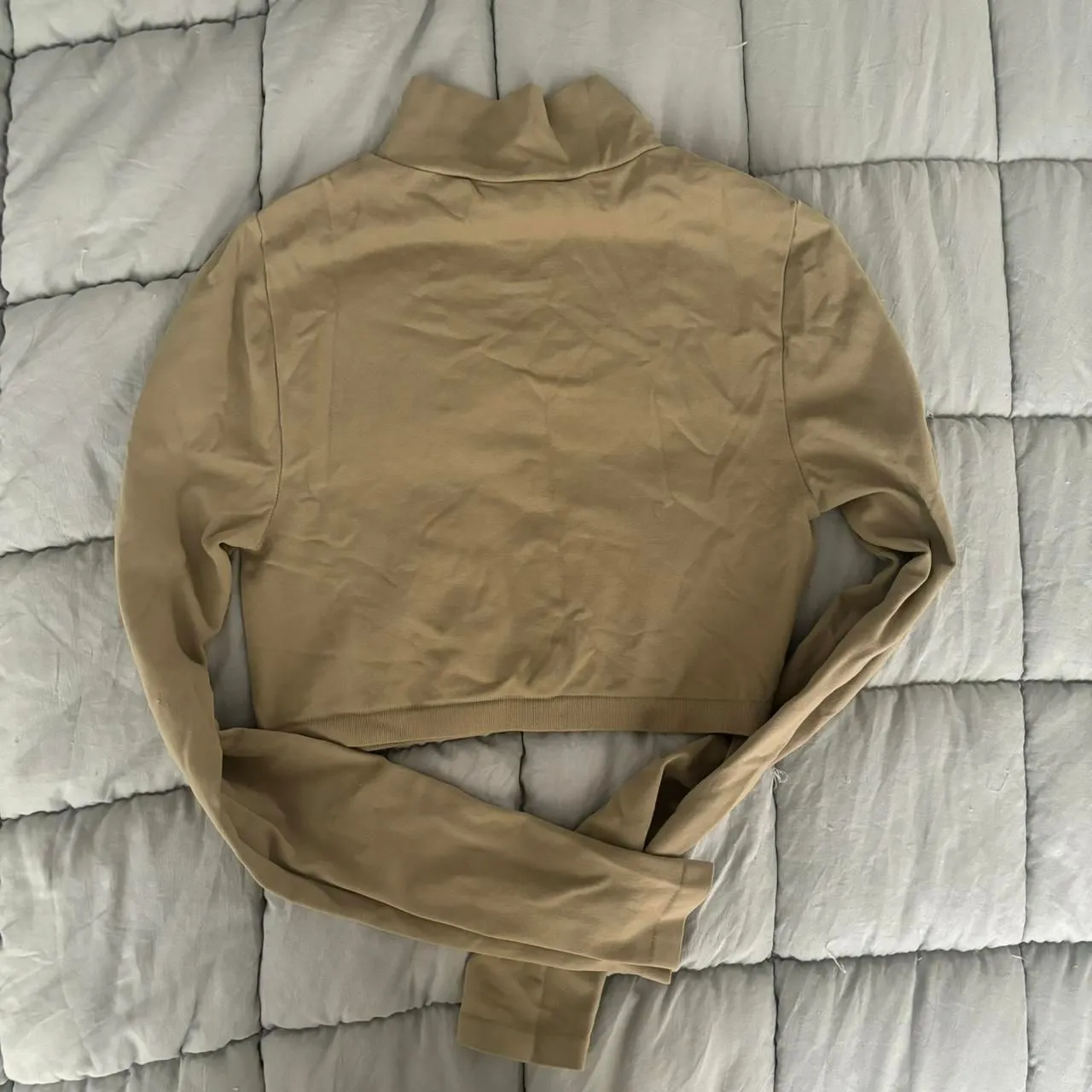 Free People Green Turtle Neck Long Sleeve XS - Image 3