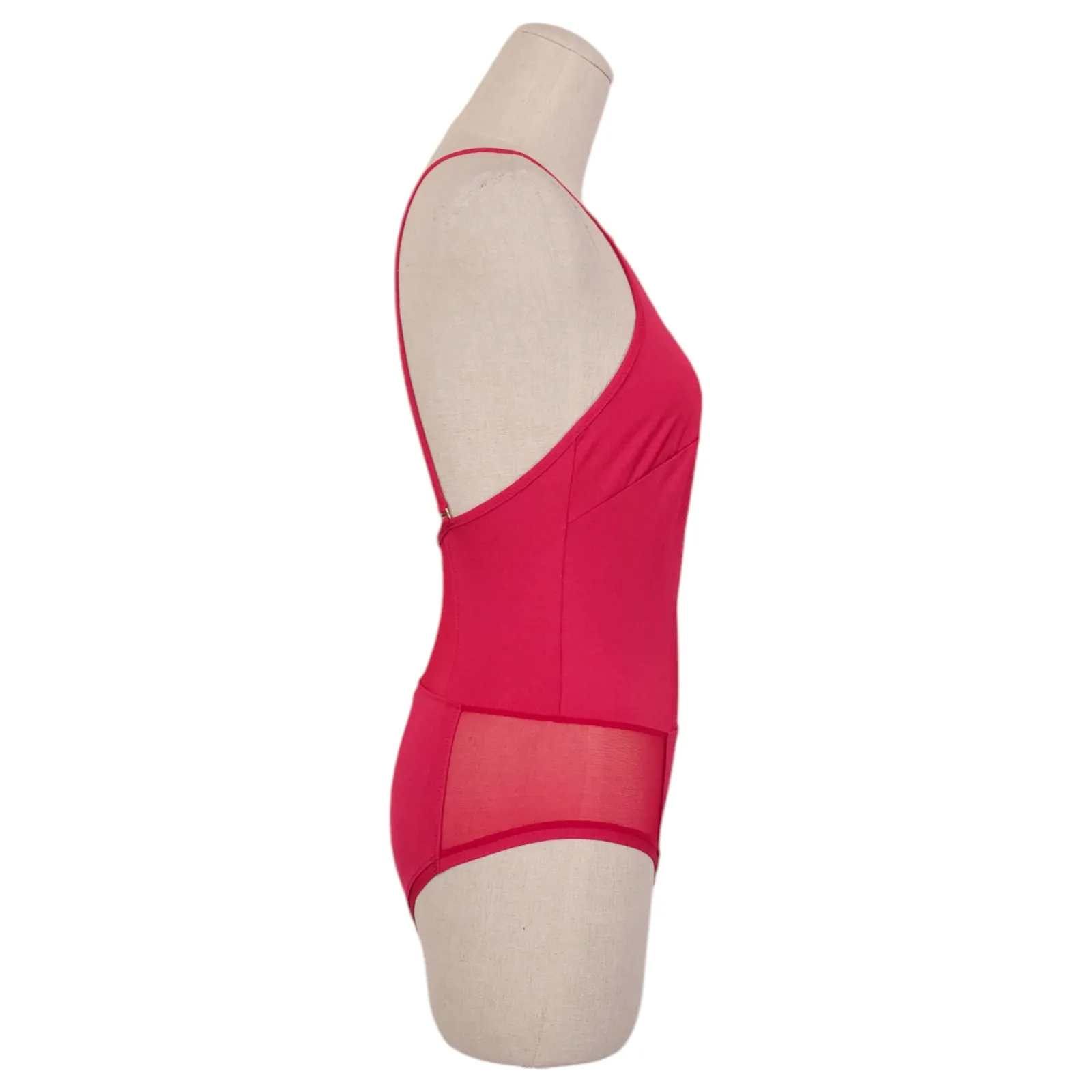 Wolford Juventas Beach Body Swimsuit Red Sz Extra Small - Image 4
