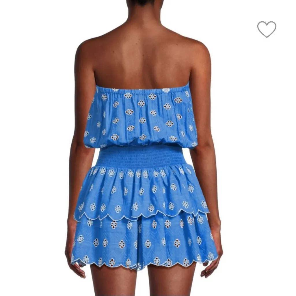 Ramy Brook Rita Cotton Eyelet Minidress - Image 3