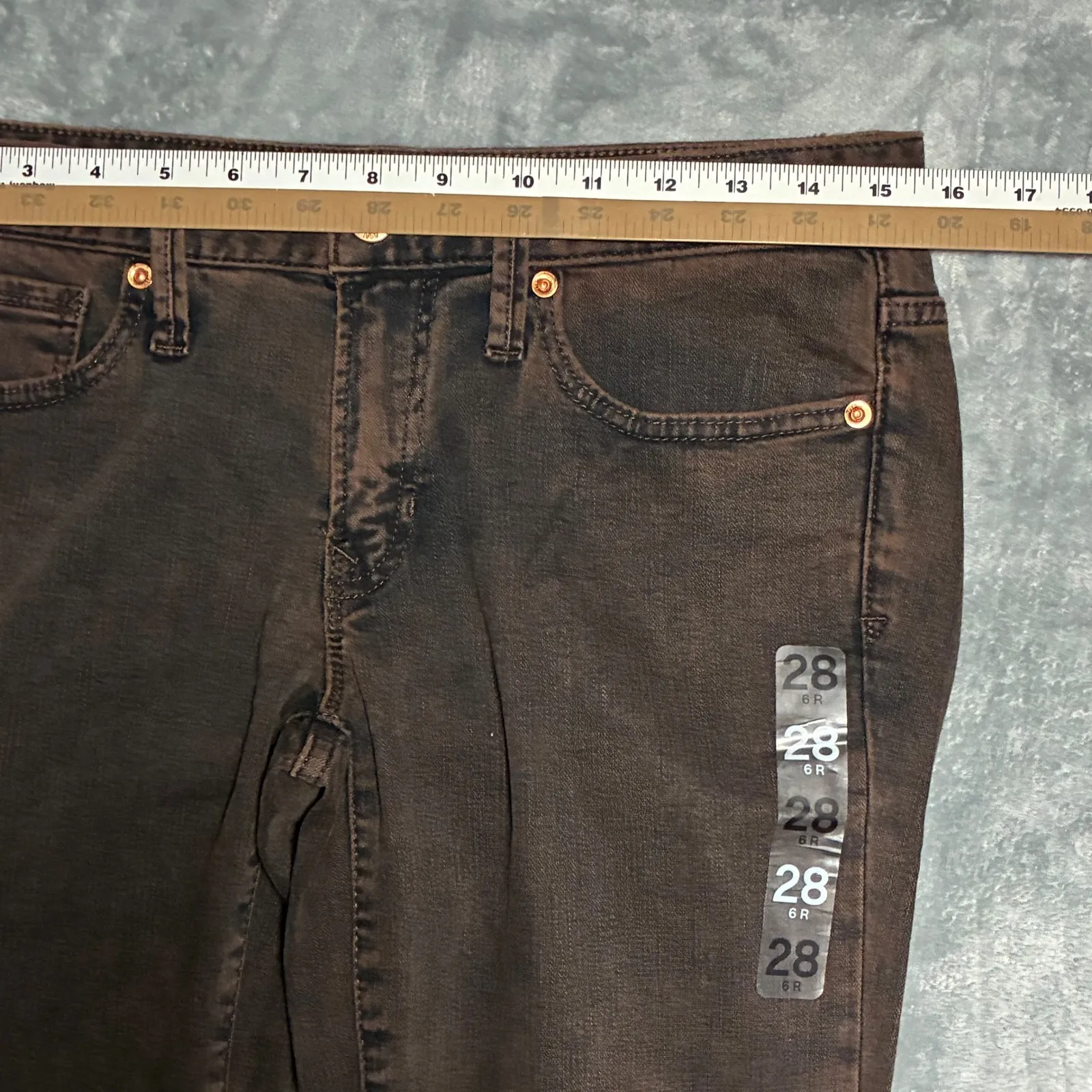 NWOT GAP Long Lean Low Rise Bootcut Jeans Brown Women's Size 28/6R - Image 6