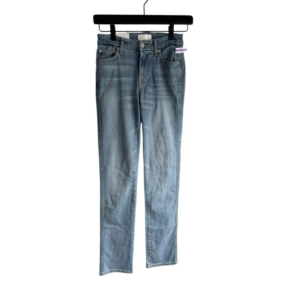 7 for All Mankind‎ Slim Illusion Kimmie 24 Straight Jeans - Image 4