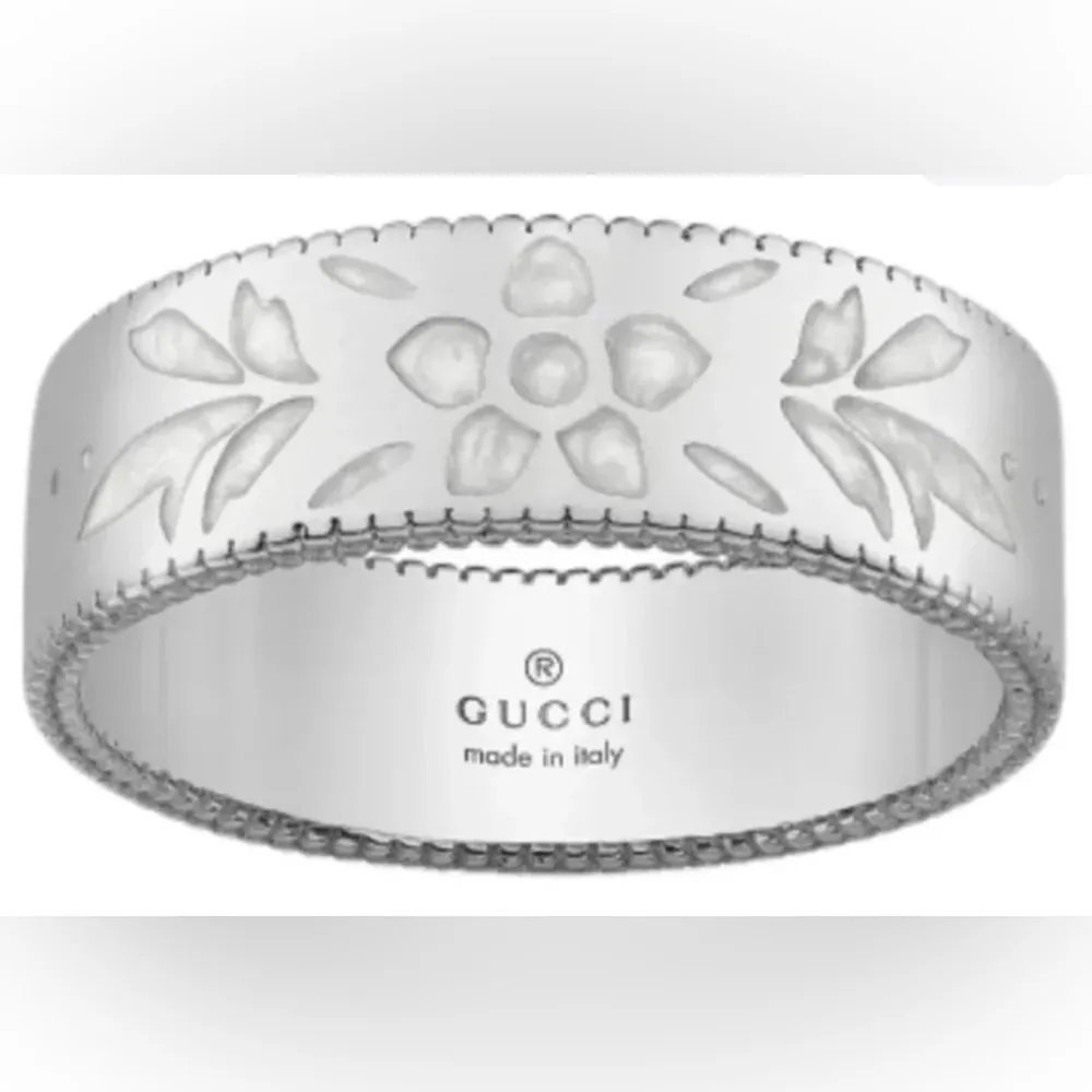 Gucci Icon Blooms Ring 18kt White Gold - Image 2
