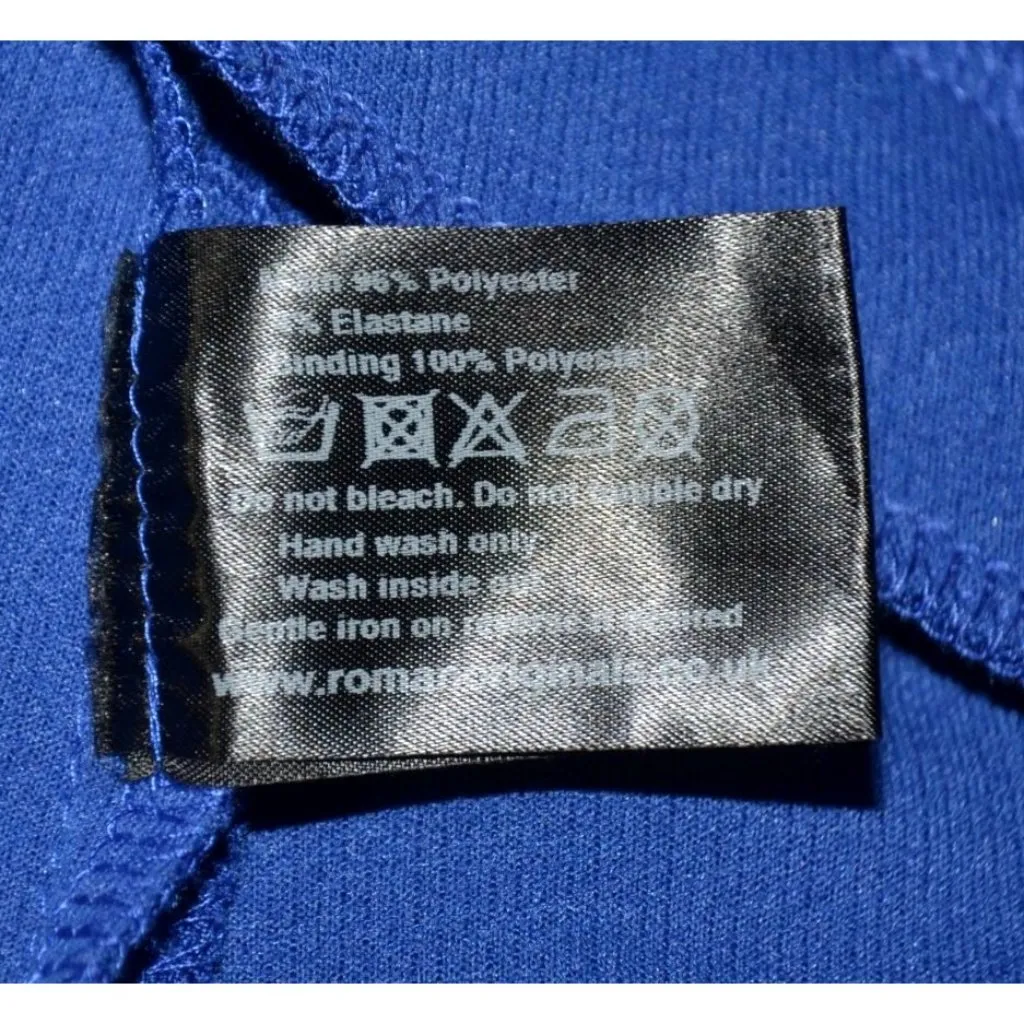 Roman Ladies Blue Open Front Blazer Jacket Size 18 Zipper Pockets Career Office - Image 10