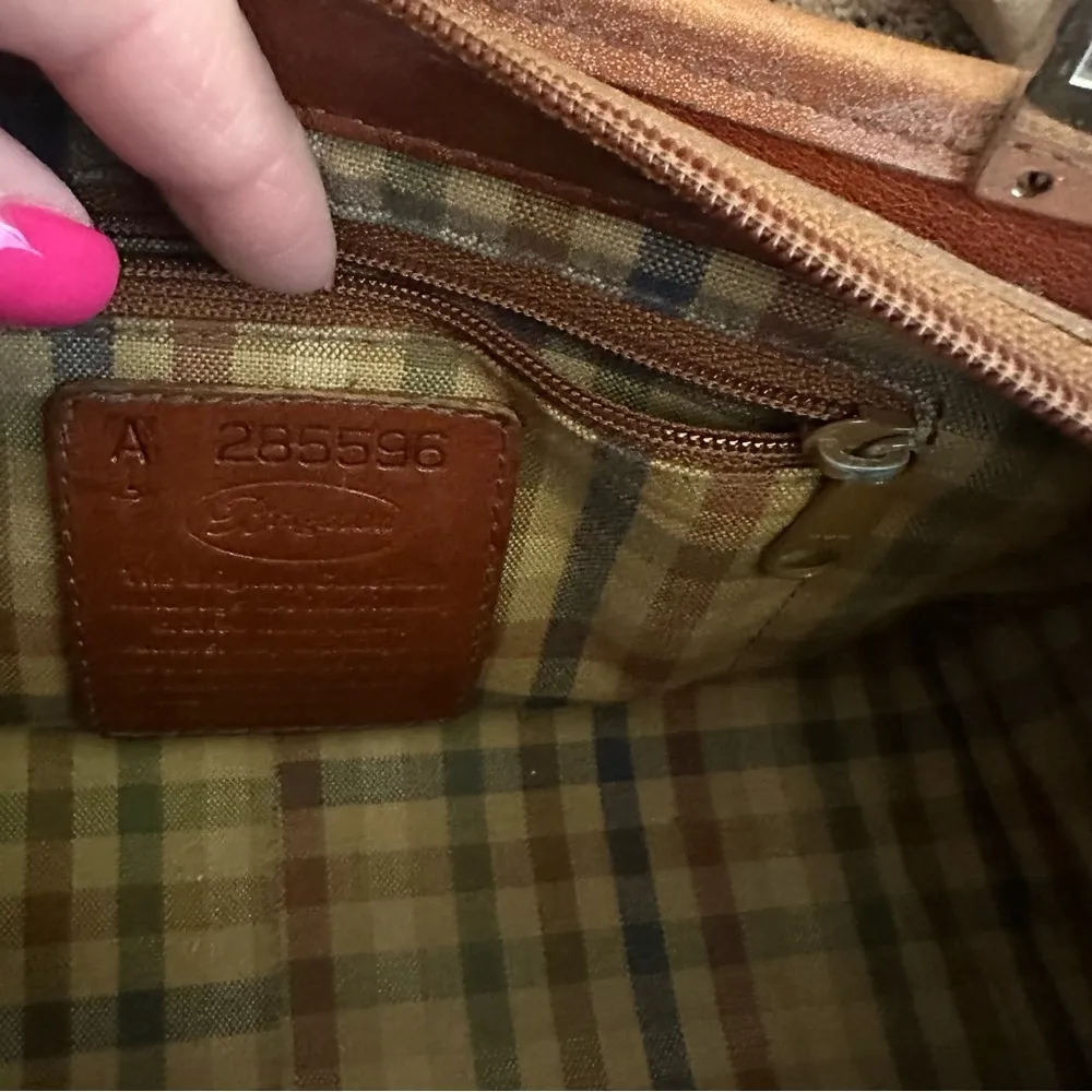 Vintage Brighton Marina Palomino Handbag Purse Bag Tan Leather NWOT - Image 5