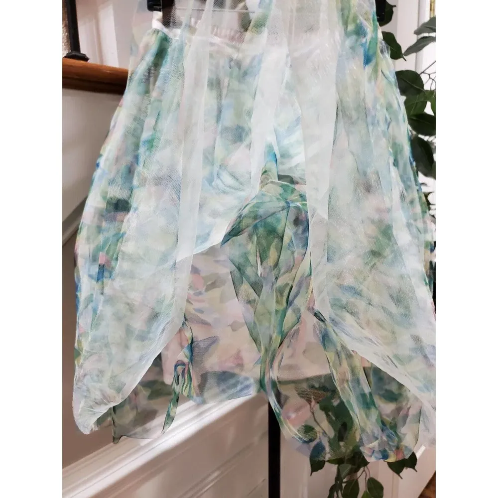 LC Lauren Conrad Women's Skirt Disney Cinderella Size Small Tulle Floral Lined - Image 6