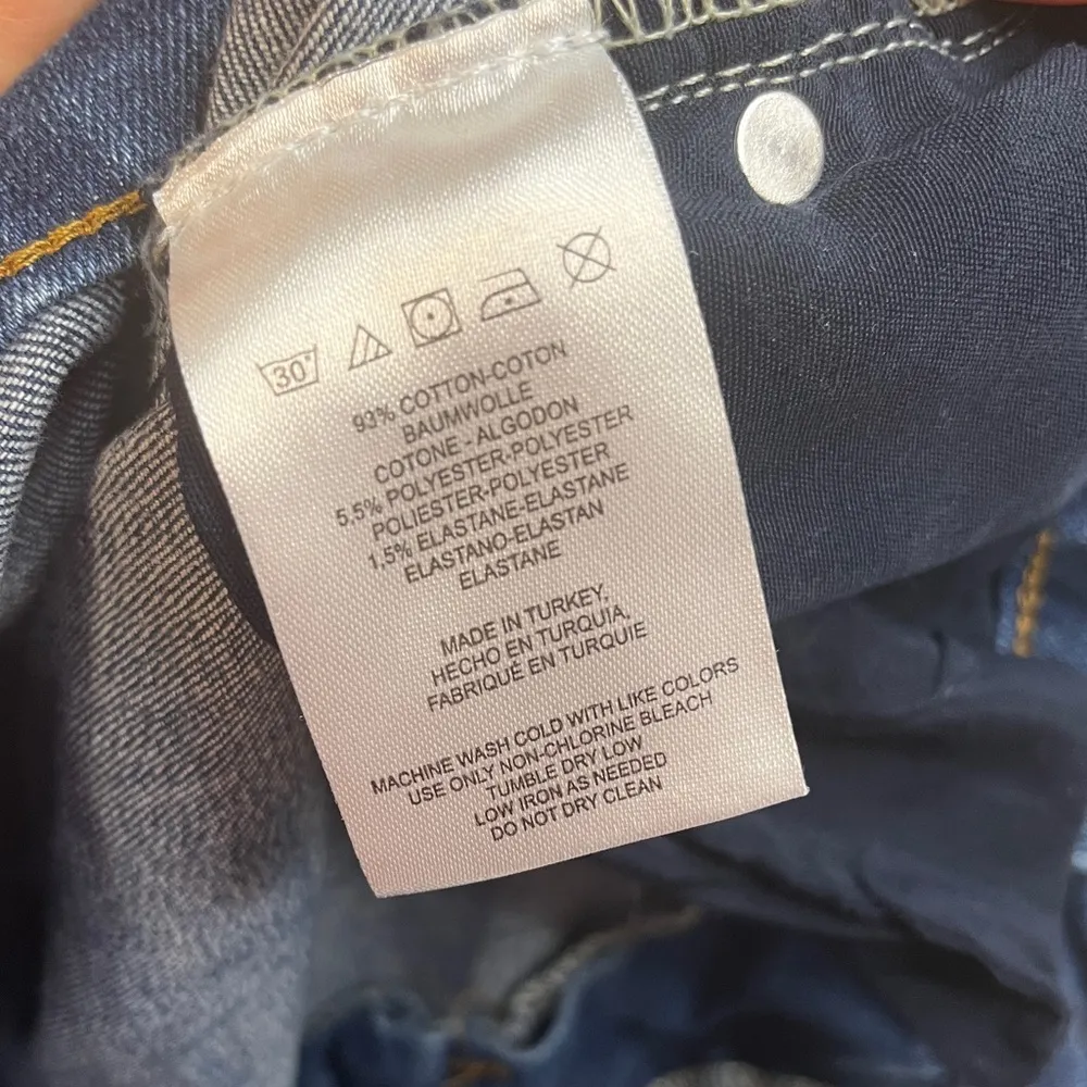 FREE PEOPLE HIGH RISE CROP FLARE RAW HEM JEANS, 6 (28) - Image 6