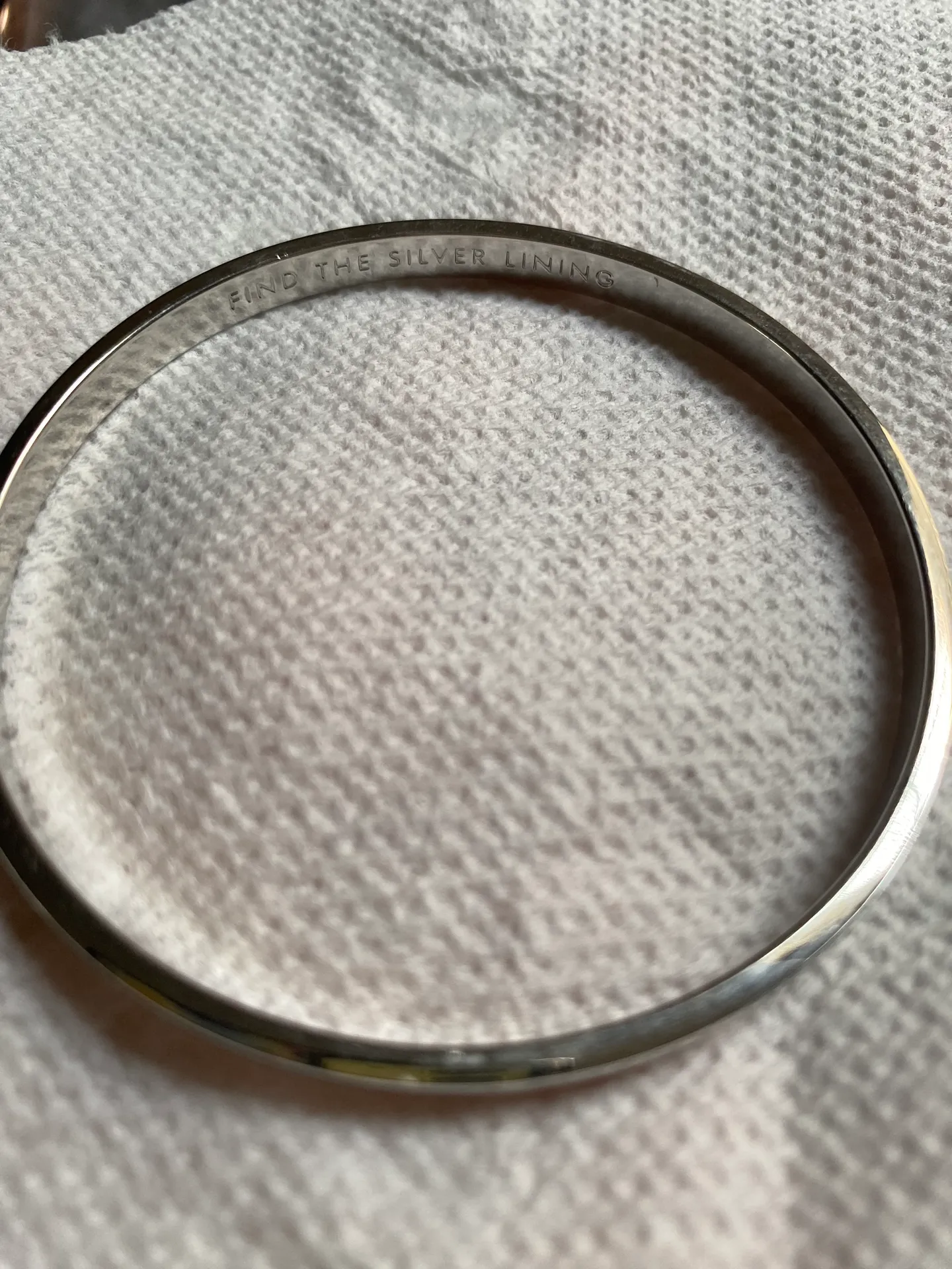Silver Bangle Bracelet - Image 2
