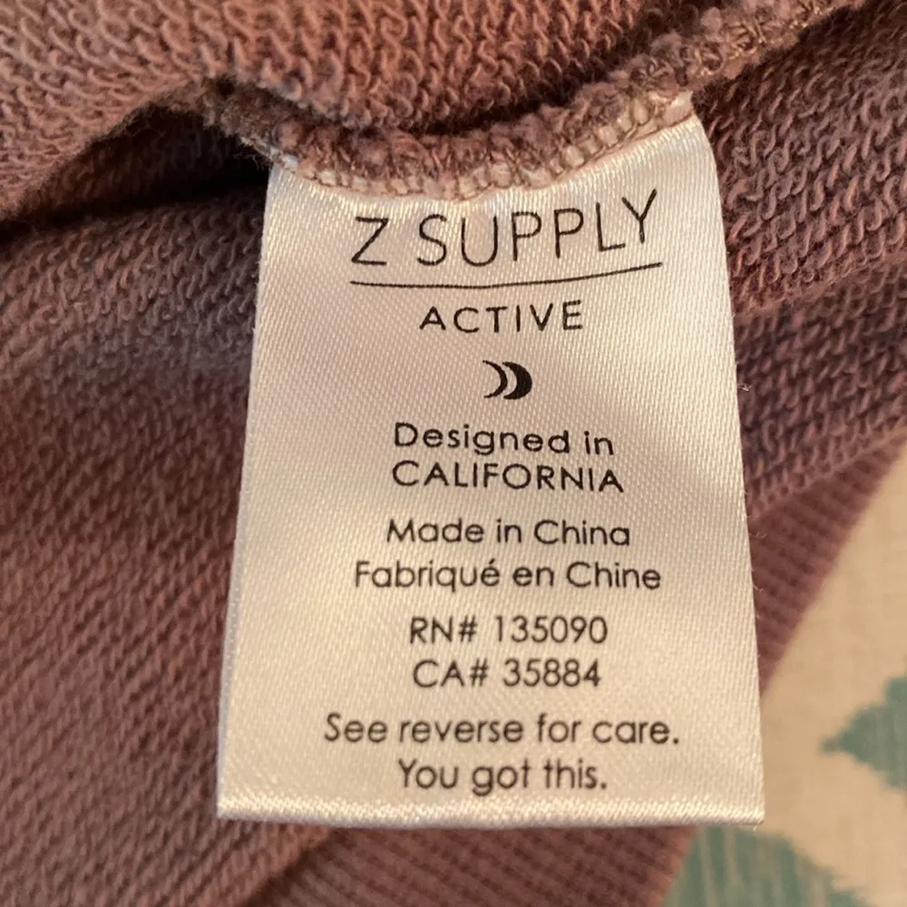 Z SUPPLY ACTIVE It's a Good Day Sweatshirt Twilight Size XS - Image 4