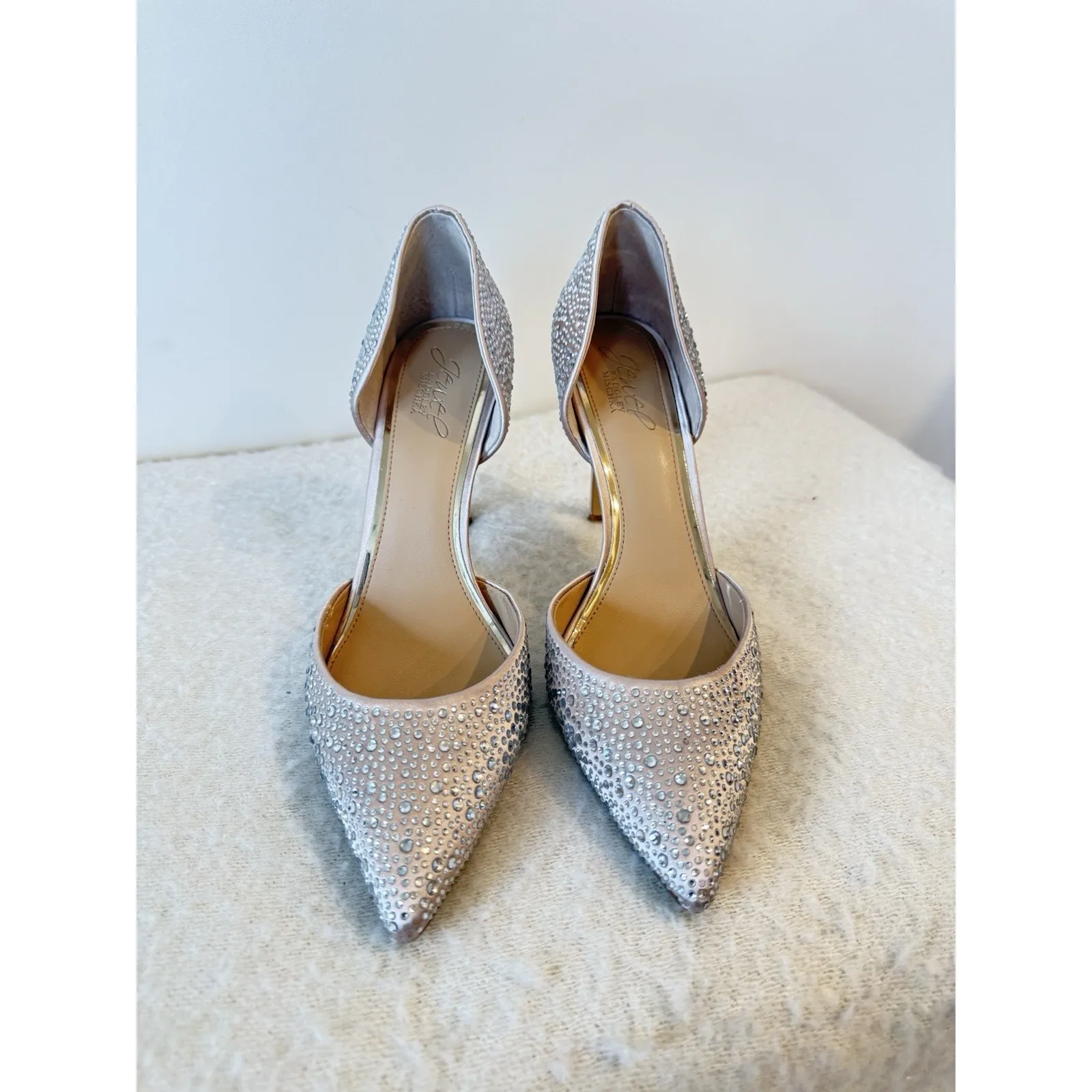 Jewel by Badgley Mischka Women's Alexandra Rhinestone D'Orsay Pumps Size 8.5 - Image 2